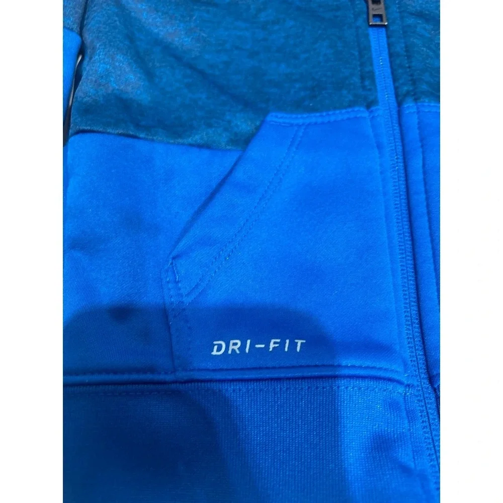 Boys Blue Nike Sweatshirt hoodie dry-fit 1-2 years
